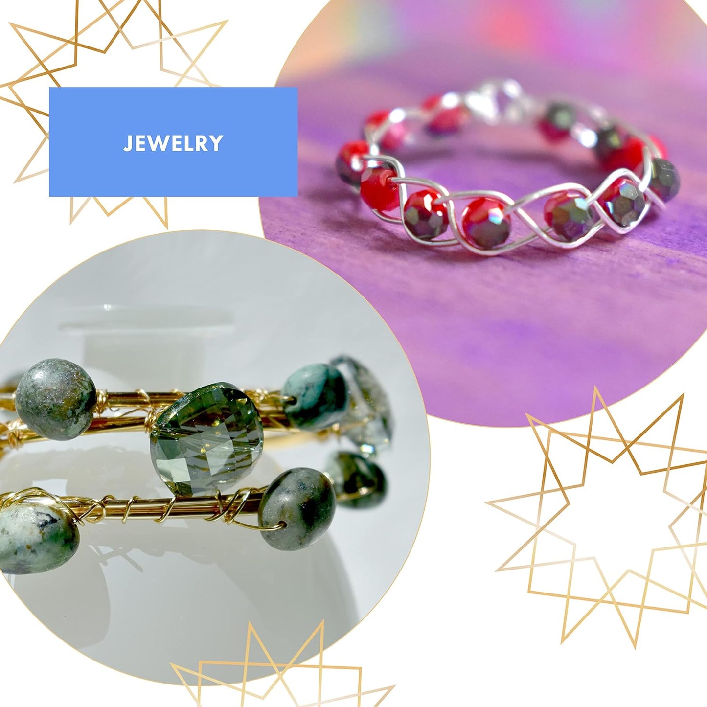 Beadalon ColourCraft Wire, 22 Gauge, Rose Gold Color Silver Plated, 20 yd Spool