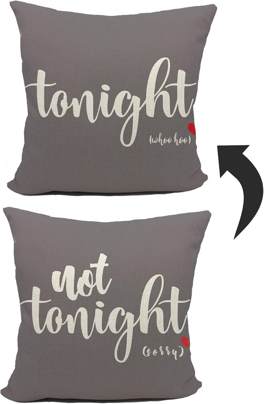 Bridal Shower Reversible Black Soft Pillow Cover, Wedding Anniversary Bridal Shower Gifts, Gift for Couples, Anniversary, Wedding, Engagement, 18 x 18 Inch Cushion Case for Bed Room Home Decor (gray)