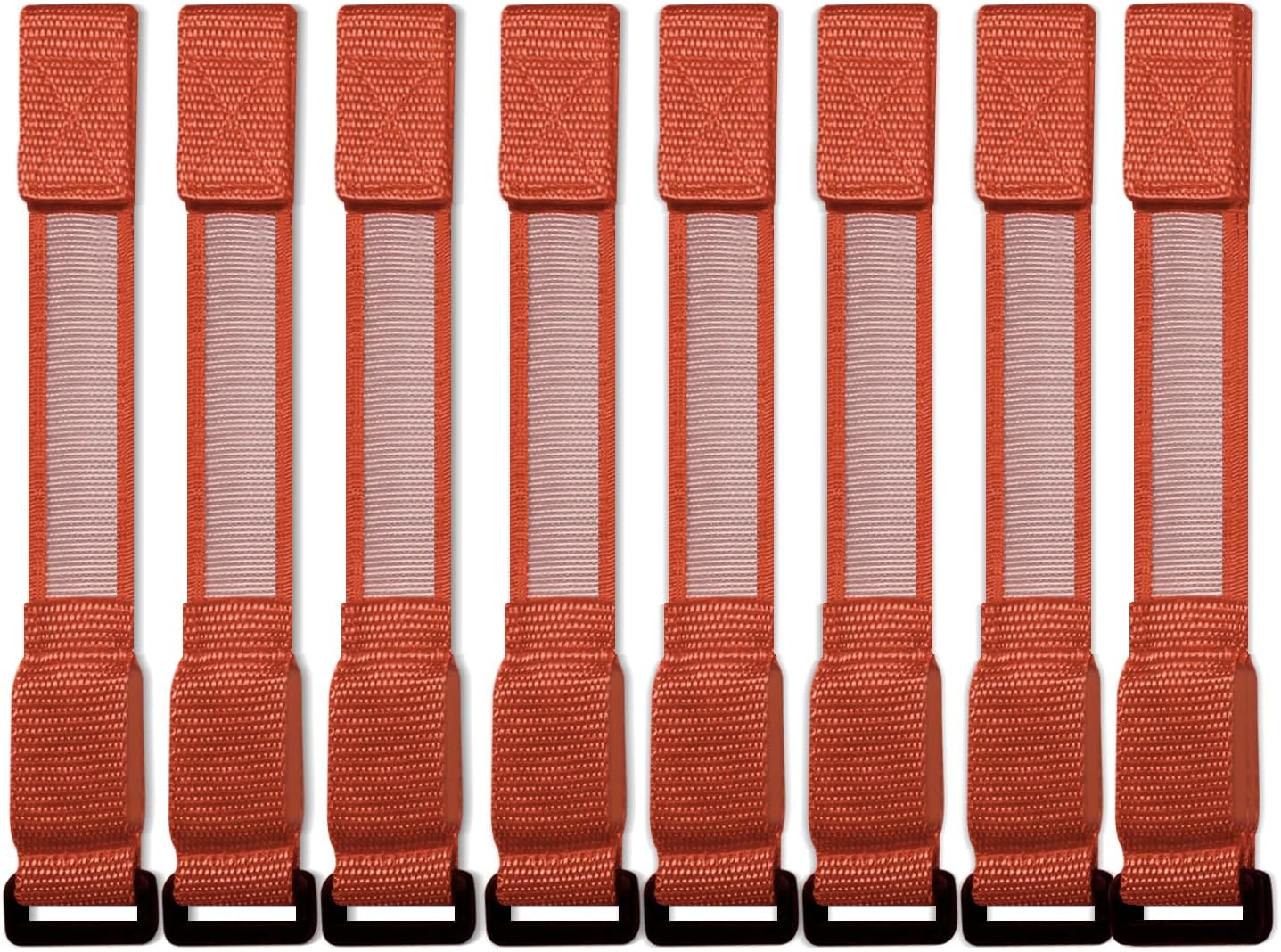 M.best 8pcs LED Light Up Bracelets Glow Flashing Wristbands Glow in The Dark Party Supplies for Wedding, Raves, Concert, Camping,Sporting Events, Party Orange